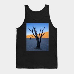 Tree on salt pan. Tank Top